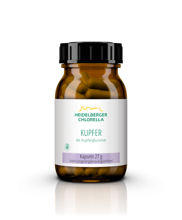 Kupfer als Kupfergluconat Kapseln