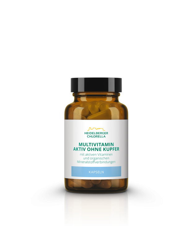 Multivitamin aktiv ohne Kupfer Kapseln online kaufen | Heidelberger Chlorella